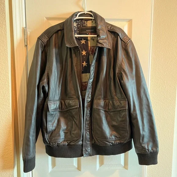 Wilson Leather Brown Jacket - Picture 5 of 10